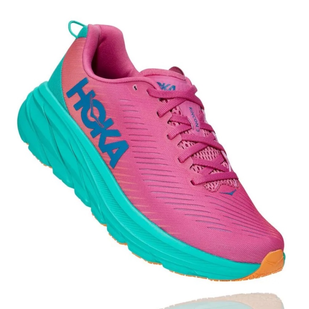 HOKA Rincon 3 Atlantis Running Shoe Sneakers ~ Sz 9B